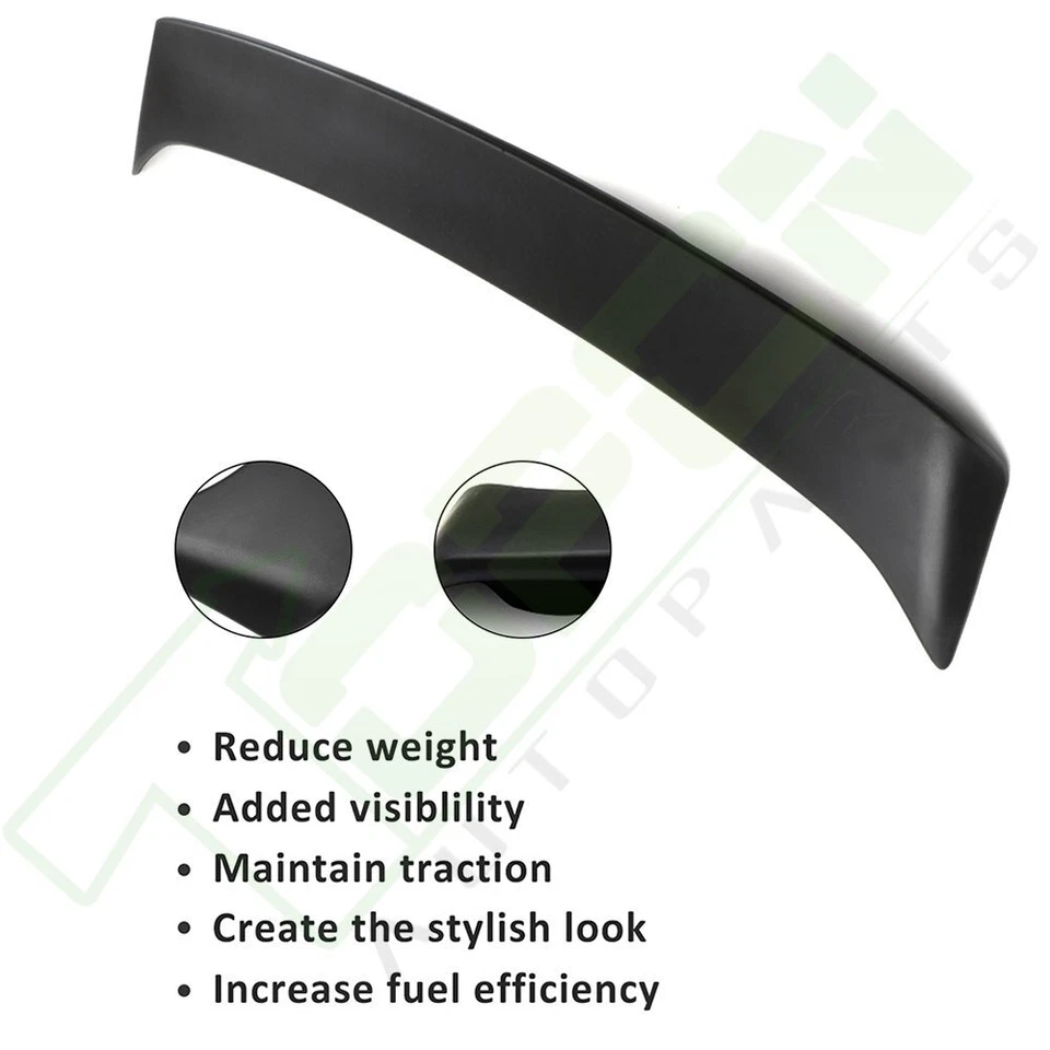 For 2005 2006 2007 2008 Toyota For Corolla Trunk Spoiler Wing w/ Led Brake Light - Imagem 3 de 4