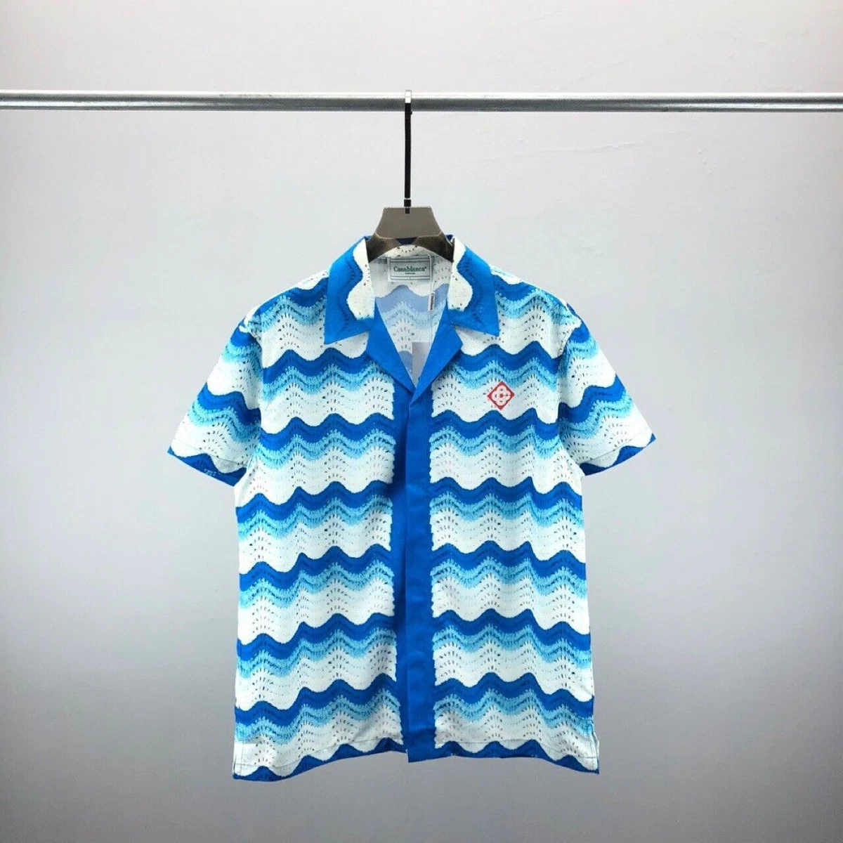 Casablanca Off-White Striped Polo