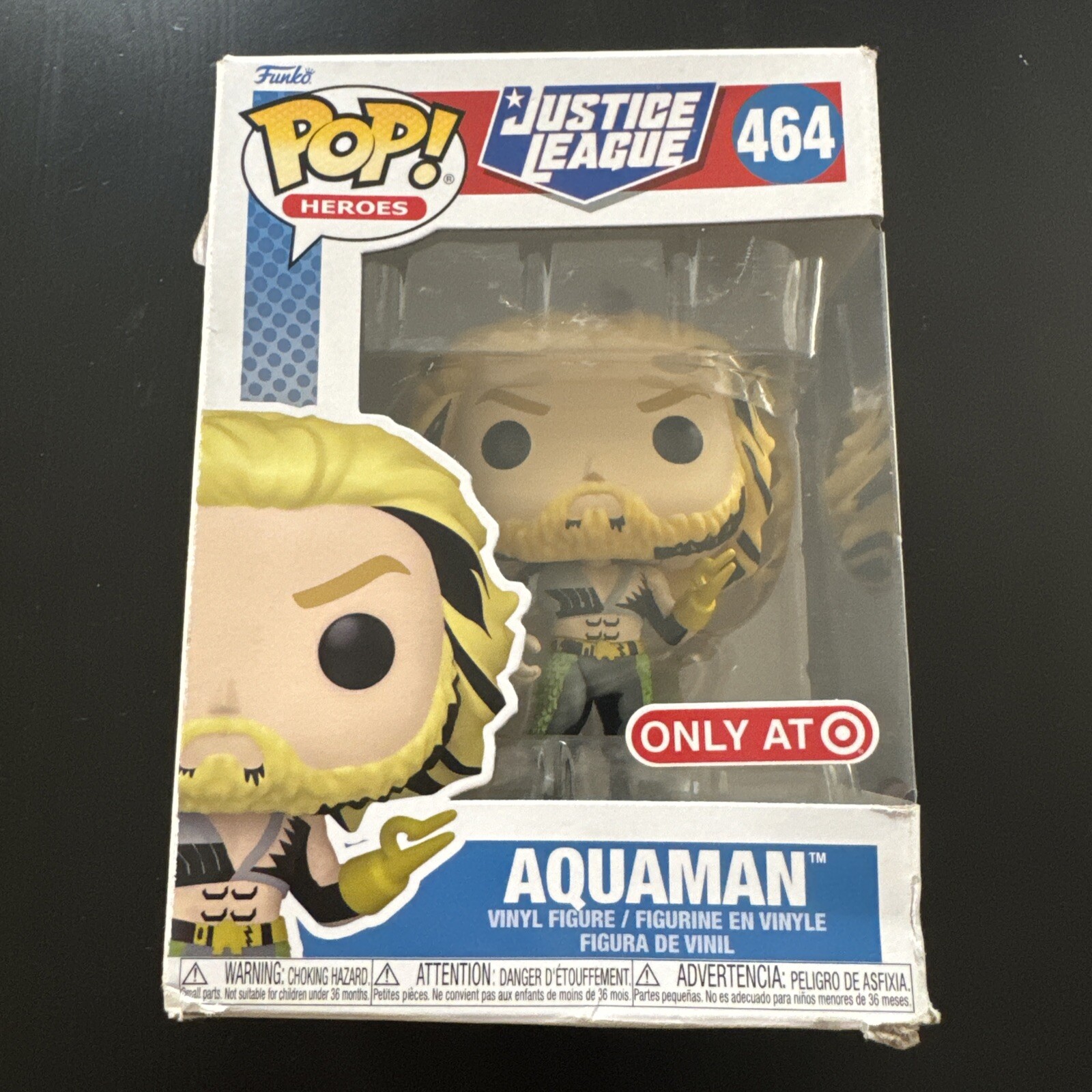 Funko Pop Aquaman 464 Justice League Heroes Target Exclusive Vinyl Figure