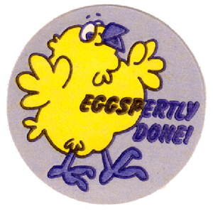 LEMON matte Vintage Trend Scratch and Sniff Stinky Sticker