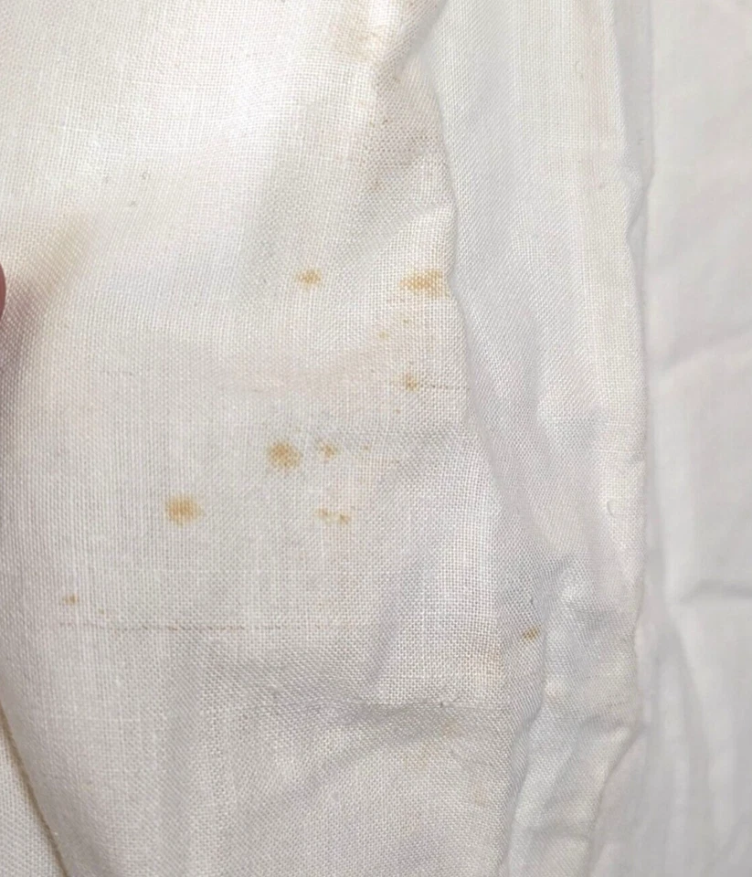 Vestido de encaje vintage Nancy Johnson Battenburg para mujer talla 10 Cottagecore 1980 DEFECTOS Foto 2 de 4