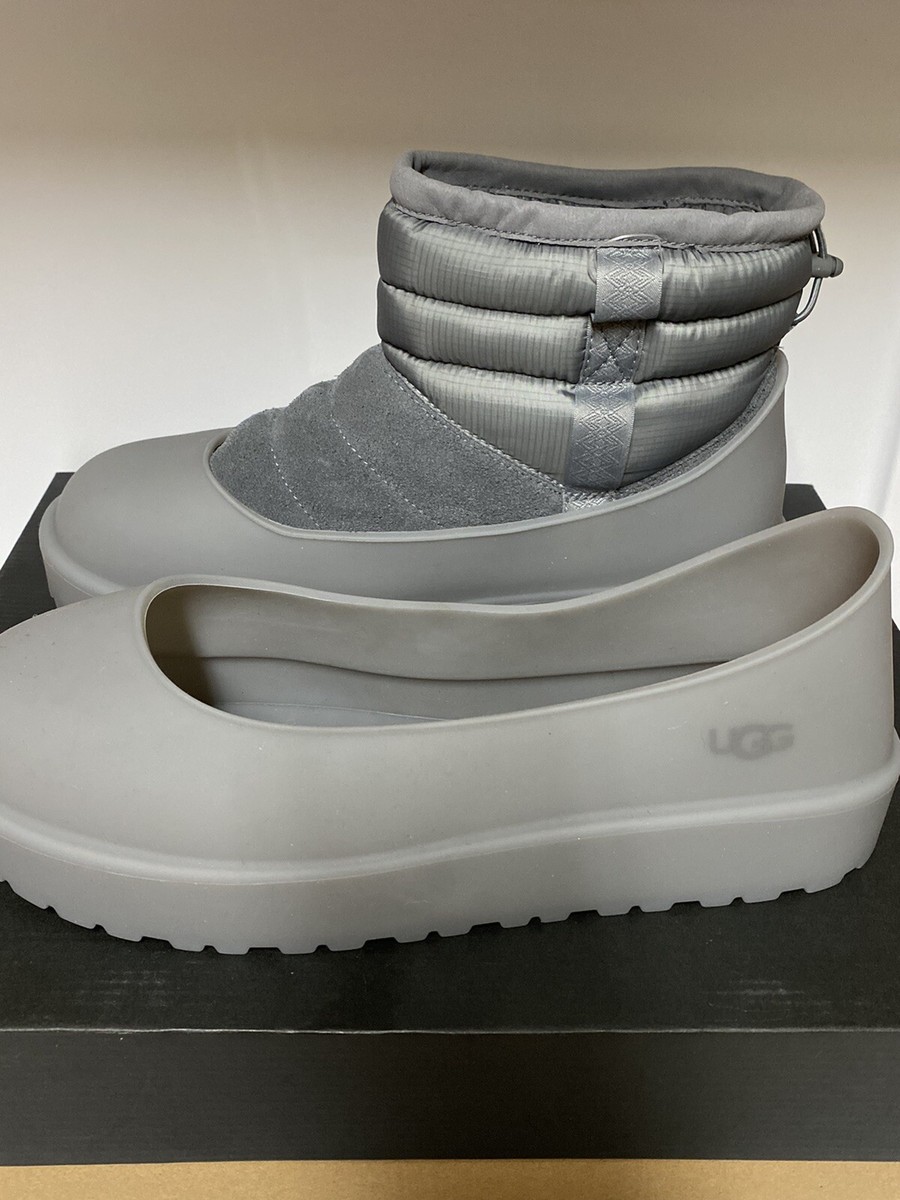 UGG Classic Mini Pull-on Weather Metal Suede Sheepskin Boots  display picture 1