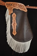 Custom Made Leather Chinks/Leather/New Chaps/Made In USA