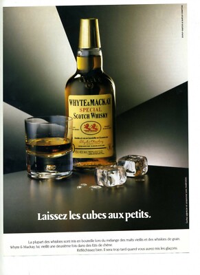 1985: WHYTE & MACKAY: Leave the cubes to the little ones (pub, advertising)