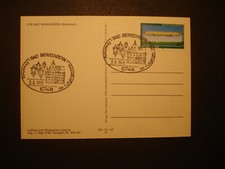 Pocztówka Widokówka BAD BERGZABERN,m.SST "3.6.1978":Inauguracja strefy dla pieszych