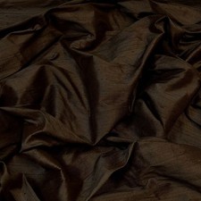 Iridescent Chestnut Dupioni 100 Silk Fabric, 54" Wide, By The Yard S-242