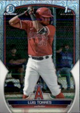 2023 BOWMAN CHROME PROSPECT 1ST MOJO LOS ANGELES ANGELS LUIS TORRES #BCP-155