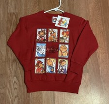 PBS Arthur White Sweatshirt NWT Marc Brown 1997 5/6
