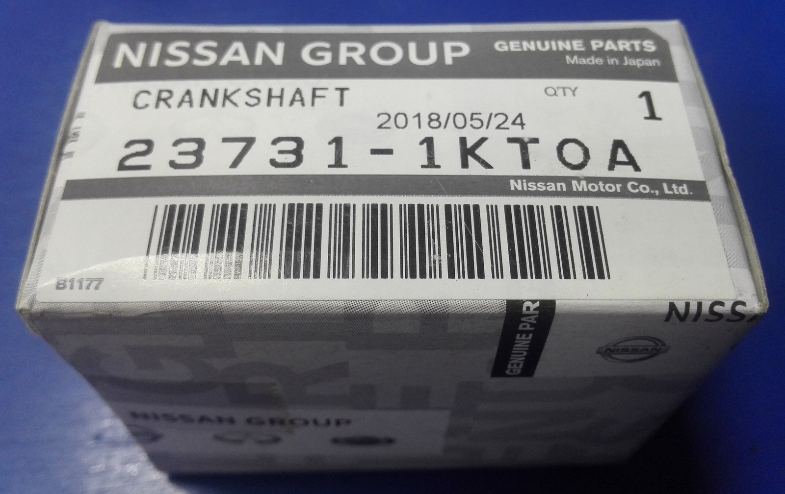 237311KT0A Nissan Crankshaft position sensor 237311KT0A, New Genuine