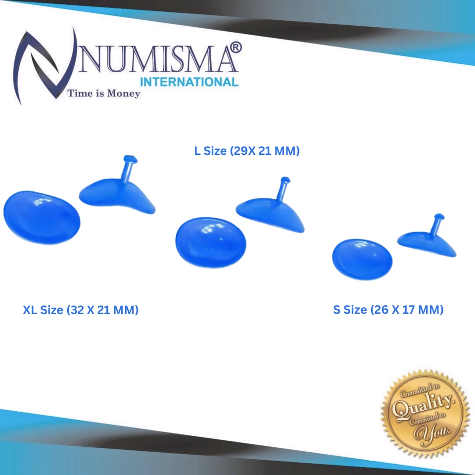 Lote de 6 piezas protector corneal láser protector ocular protector corneal acero inoxidable Foto 4 de 4