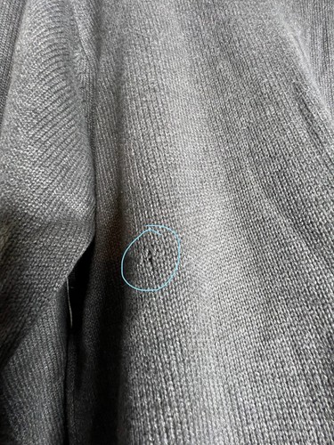 Oscar De La Renta Mens Large Gray Cotton Knit Full Zip Sweater Cardigan Jacket L - Picture 19 of 20
