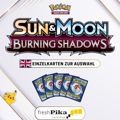 Pokemon - S&M Burning Shadows - English   Einzelkarten zur Auswahl