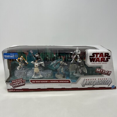STAR WARS プラモデルセット 2009 Star Wars Clone Wars Obi-Wan Kenobi vs General Grievous