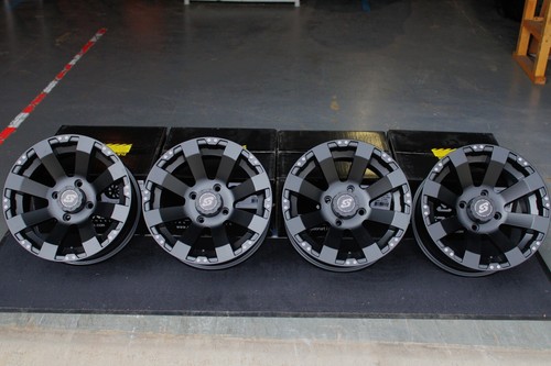 POLARIS SPORTSMAN XP1000 14" SPYDER BLACK ATV / UTV WHEELS (SET 4) POL1CA - Picture 2 of 4