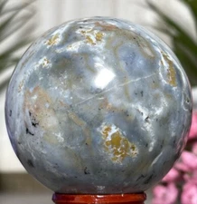 COSMIC SEA JASPER SPHERE - Mineral Specimen Orb Witch Chakra Ball Reiki Crystal