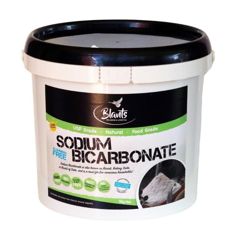 BLANTS 5kg Sodium Bicarbonate Organic Food Grade Baking Soda Bicarb