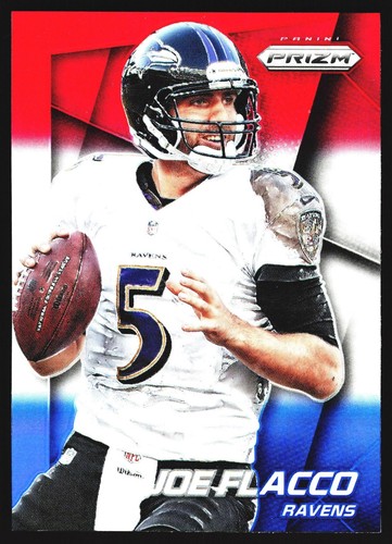 Joe Flacco 2014 Panini Prizm Red White And Blue Prizm Baltimore Ravens NFL