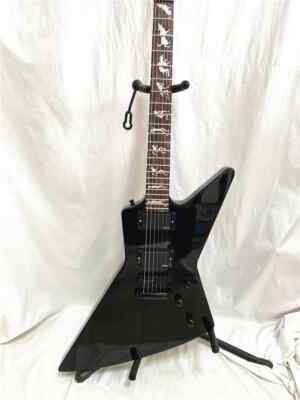 Wolfnacht　ブラックメタル black l Heavy Metal James Hetfield Black Electric Guitar Man To Wolf Inlay