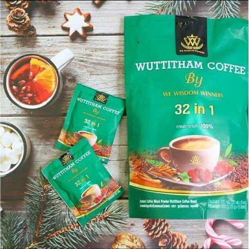 5 x Wuttitham gesunder Instantkaffee 32 in 1 gemischte Kräuter Gewichtskontrolle verwalten - Bild 15 von 19