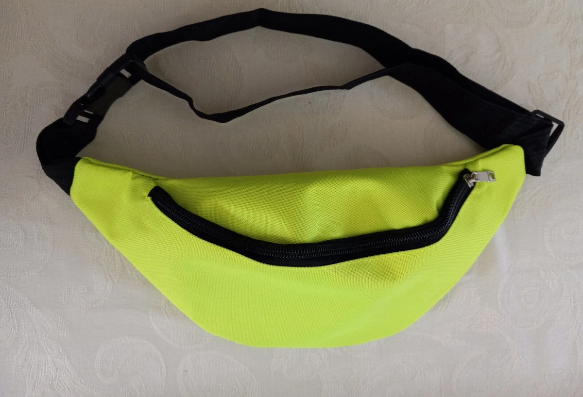 LIME GREEN FANNY PACK GLOW IN THE DARK eBay