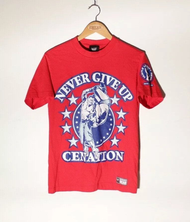 john cena red shirt