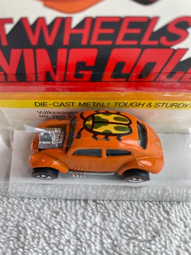 RARE 1973 HOT WHEELS FLYING COLORS VOLKSWAGEN BUG NO 7620 MATTEL NEW IN BOX - Picture 2 of 10