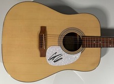 Chris Lane JSA Autograph Signed Guitar Epiphone Acoustic Chris Lane JSA Autograph Signed Guitar Epiphone Acoustic