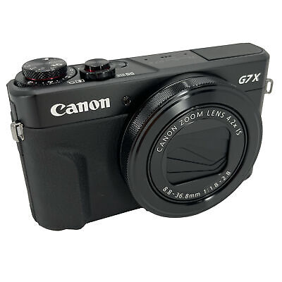 Canon PowerShot G7 X Mark II 20.1-Megapixel Digital Camera Video Creator  Kit Black 1066C029 - Best Buy