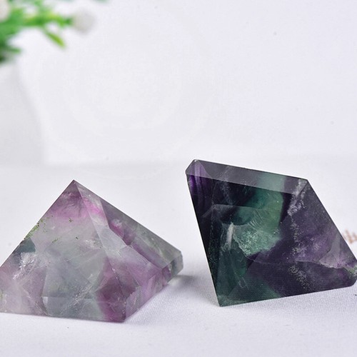 Natural Quartz Crystal Orgonite Energy Pyramid Chakra Healing Gemstone Tower AU - Picture 29 of 159