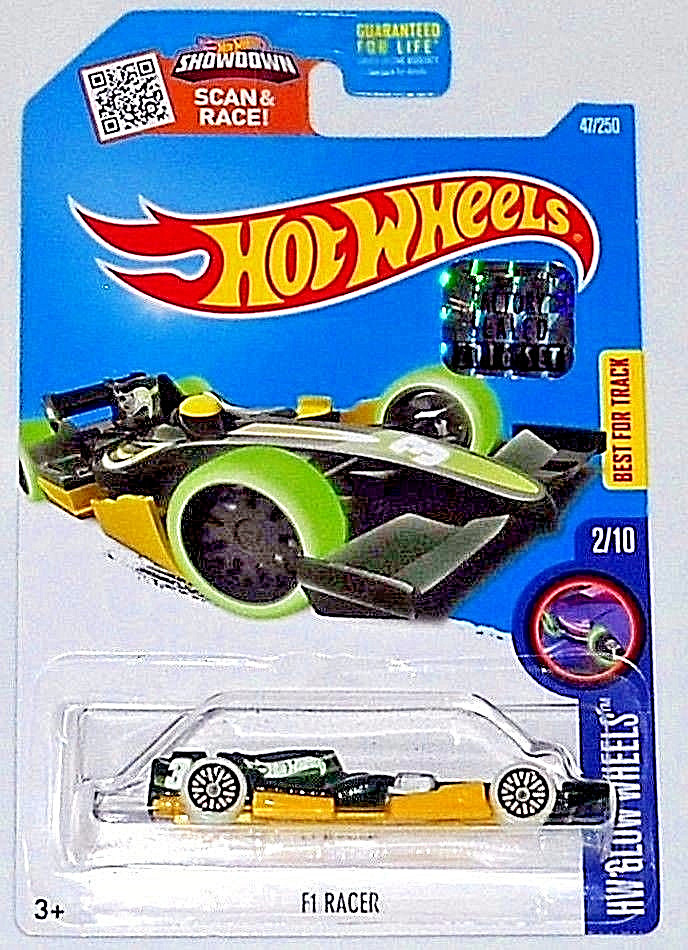 2016 HOT WHEELS RLC FACTORY SET GLOW WHEELS SERIES F1 RACER