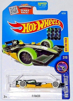 2016 HOT WHEELS RLC FACTORY SET GLOW WHEELS SERIES F1 RACER