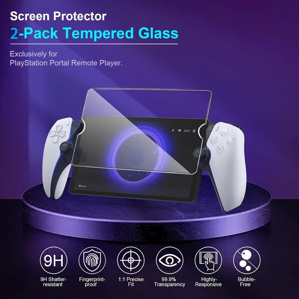 PlayStation Portal Remote Player Screen Protector Tempered Glass for PS Portal - Image 2 of 4
