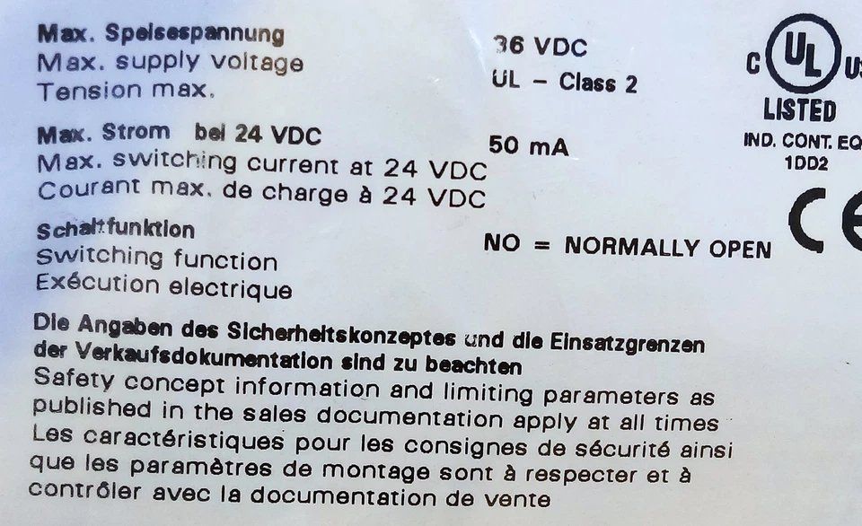 Baumer MY COM L75P/500/L 10228876 24-36VDC Precision Proximity Switch - Image 3 of 4