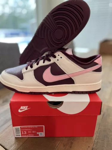 Size 13 - New Nike Dunk Low Retro PRM Valentine's Day 2023 DR9705 100
