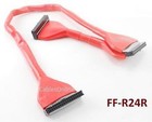 24 Inch 34-Pin Round Idc Floppy 2-Drive/Device Red Cable
