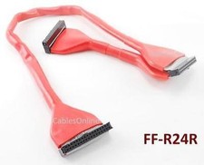 24 inch 34-Pin Round IDC Floppy 2-Drive/Device Red Cable, CablesOnline FF-R24R