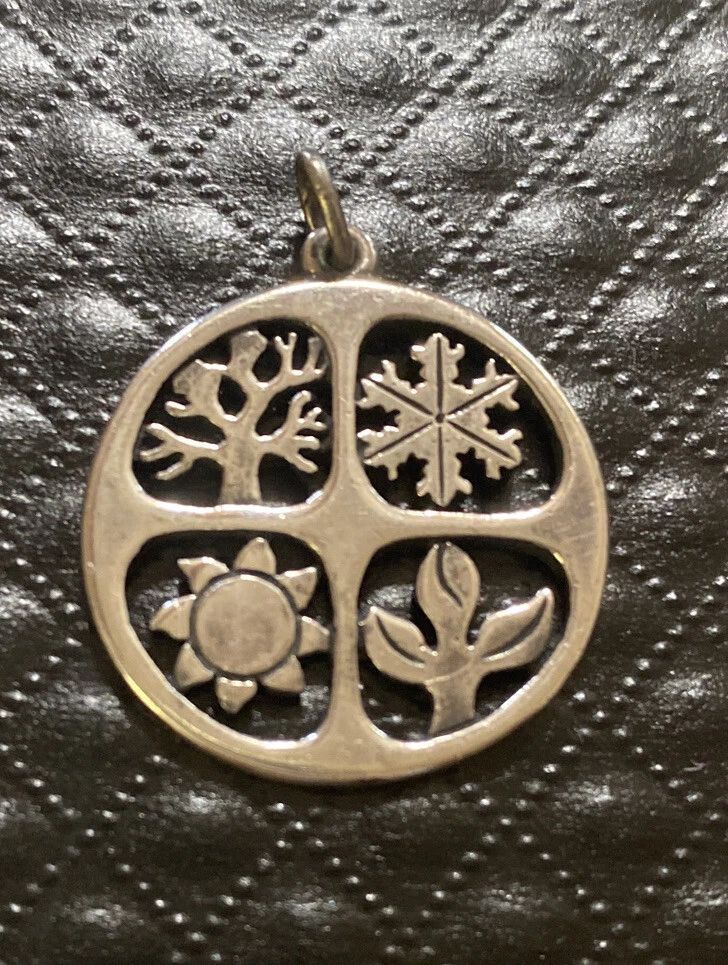 James Avery Four Seasons Pendant Or Large Charm Sterling Silver