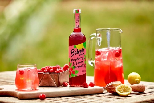 Belvoir Farm Raspberry & Lemon Cordial - Real Pressed Raspberries | Freshly Squ - Picture 3 of 4