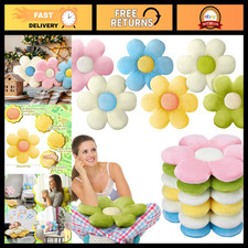 6 Pcs Flower Shaped Cushions, Daisy Design, Elegant Color, 16 Inch Pillows