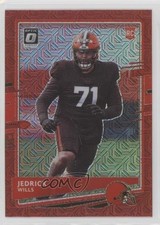 2020 Panini Donruss Optic Rookies Red Mojo Prizm Jedrick Wills #119 1u6