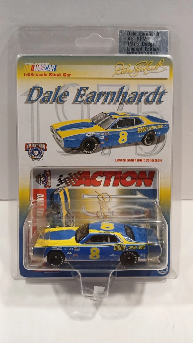 Dale Earnhardt Blue Diecast Racing Cars 1975 Vehicle Year for sale