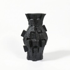 Geometric Vase Textured Resin Vase Artistic for Entryway