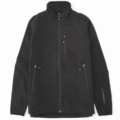 CMP CAMPAGNOLO Softshell Jacket Windbreaker Wind Protect Zip Reflect Black XL