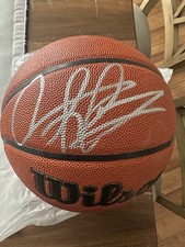 Dennis Rodman Signed Wilson NBA Auth. Series Basketball Silver Ink Prime Time