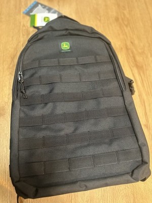 John Deere Tactical Backpack Black Fits 17" Laptop MOLLE Straps Padded  Sleeve | eBay