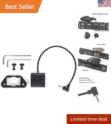 Versatile Tactical Remote Switch for 20mm Picatinny Rail - Waterproof Design