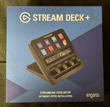 Elgato Stream Deck+ (Plus) 8 Keys 4 Dials Bla...
