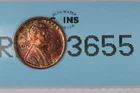 1953-D COLOR TONED BU 1c LINCOLN WHEAT BACK WHEATIE CENT PENNY RAW-3655