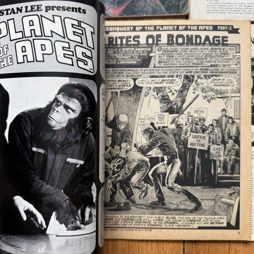 VINTAGE 1970s POTA Planet of the Apes Curtis Magazines #1-3 #5-20 19 Issue Lot - Picture 21 of 24