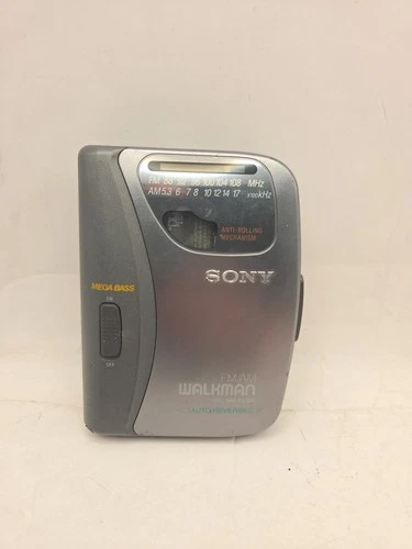 Sony Walkman WM-FX323 AM/FM Portable Stereo Cassette Player Black